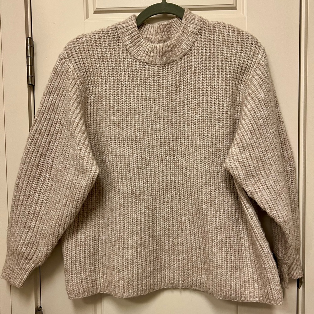 ASOS Cream Turtleneck Sweater